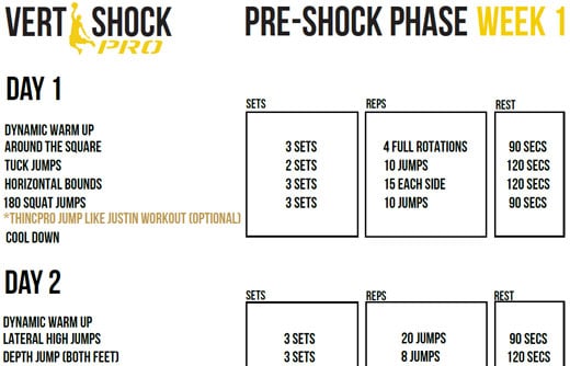 Jump Manual Workout Chart Pdf